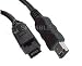  : IEEE-1394 9 Pin to 6 Pin Firewire Cable 3 ft
