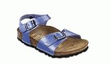 Produkt-Bild: Birkenstock Fersenriemen ''Rio'' aus Birko-Flor in graceful riviera blue mit normalem Fussbett