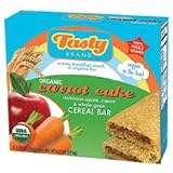 Tasty Brand Organic Cereal Bars, Carrot Cake Flavor, 5-Count Packages (Pack of 6)