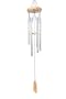 Abacus Windspiel "Silberne Metallstangen" - 100% Handgefertigtes, wundersch�n designtes Windspiel, fertig zum Aufh�ngen (1006 DE)
