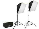PBL Fluorescent Double Light Kit (8 Bulbs Equal to 1200ws. In Tungsten Lights)