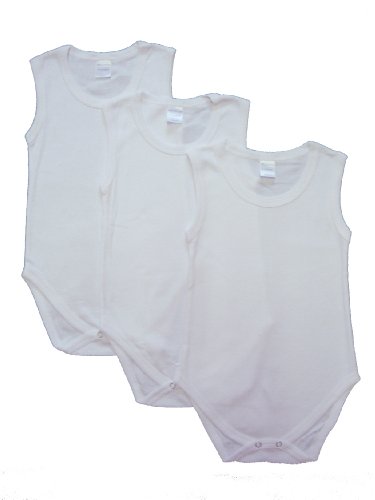 Jack & Jill Underwear Baby Onesie - 3 Pack - Sleeveless
