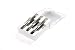 3/8-24 NF High Speed Steel Ground Thread 3 Piece Tap Set, Includes: Taper, Plug, Bottom