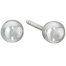 Sterling Silver 4mm Ball Stud Earrings