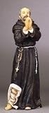 St. Peregrine Patron Saint Statue - 3.5" - Ceramic Painted