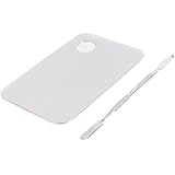 obmwang 1Pcs High Quality Pro Stainless Steel Cosmetic Makeup Palette Spatula Tool