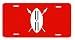 Maasai Kenya Tanzania Masai Flag Auto License Plate