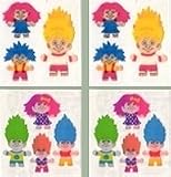 Scrapbooking Troll Stickers
