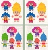 Scrapbooking Troll Stickers