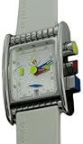 Alain Silberstein: Bolido Krono Limited Edition Unisex Watch, BK302p (Titanium Case / White Dial / White Rubber Strap)