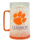 Caseys Distributing 9413101397 Clemson Tigers Crystal Freezer Mug- Monster Size