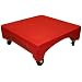 Forte 8002292 Mini Merchandiser with Wheels, 24" Length x 24" Width x 9" Height, Red