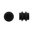 No Piercing Required - High Quality Black Acrylic Fake Plugs - Imitation 2G with "O" Rings- Very Strong Magnets - Sold as a Pair