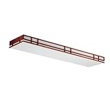 Buy American Fluorescent MCC432R8 Mission Style Wood Frame 4-32 Watt T8, Cherry Finish... by American Fluorescent