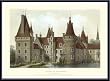 Art Poster Metal Framed Print - French Chateaux IV - Artist: Victor Petit- Poster Size: 22 X 30
