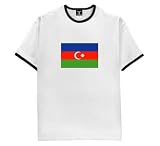 Azerbaijan Flag 2 - Ringer T-Shirt