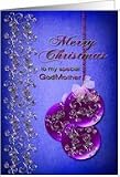 Christmas - GodMother -Ornaments - Balls Card