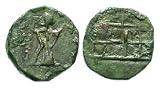 Unattributed Medieval? Bronze Coin; Bronze Coin