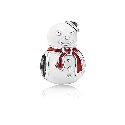 Pandora 791406enmx Happy Snowman Charm