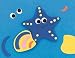 Super Foam Starfish with Shell Pin