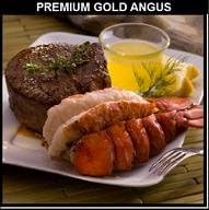 Surf &amp; Turf - 2 (6oz) Filet Mignons &amp; 2 (6oz) Cold Water Lobster Tails - Chicago Steak Company - PSCS01 2PK FILET