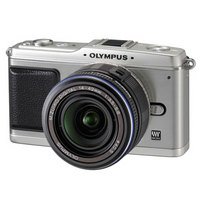 Olympus PEN E-P1 12.3 MP Micro Four Thirds Interchangeable Lens Digital Camera with 3-inch LCD and Silver 14-42mm f/3.5-5.6 Zuiko Digital Zoom Lens (Silver)