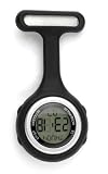 Nurse Digital Silicone Fob Watch - Black