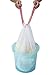 Besli 2.6 Gallons DrawString Strong Trash Bag Garbage Bag ,100 Bags (2.6 Gallon, White)