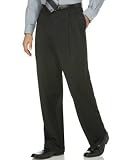 Sean John - Sean John Black Double-Pleat Dress Pants