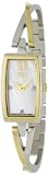 ESQ by Movado Women`s 07101372 ESQ Sienna Two Tone MOP Diamond Dial Bangle Bracelet Watch