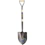 Ames True Temper Kodiak Round Point Shovel with 30-Inch Armor D-Grip Wood Handle 1309600