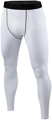 Mens Compression Swimming Tight Pants Base Layer Running Long Legging Bottom