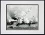 CSS Virginia vs.USS Monitor #18 Double Matted 8" x 10" Photograph in Black Anodized Aluminum Frame