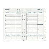 AT-A-GLANCE Original Dated Weekly/Monthly Planner Refill, January-December, 4-1/4 x 6-3/4
