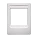 Nutone NF300RWH Indoor Remote Station Retrofit Frame (White)