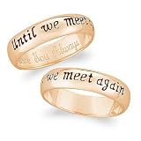 Until We Meet Again Engraved Memorial Sentiment Ring, Size: 10