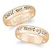 Until We Meet Again Engraved Memorial Sentiment Ring, Size: 10