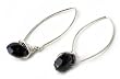 Black spinel earrings, 'Sublime' Black spinel earrings, 'Sublime'
