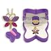 BUTTERFLY Necklace Charm Pendant w/ Crystal Wings in Butterfly Velour Gift Box-Colors may vary