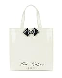Ted Baker Large Cream Vinyl Shopper Tiecon