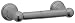 Baldwin 3503.150 Edgewater Double-Post Tissue Holder, Satin Nickel