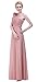 BISLU Flowers One Shoulder Long Prom Evening Party Bridesmaids Dress