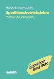 Produkt-Bild: Speditionsbetriebslehre. Mit Pr&uuml;fungsaufgaben