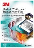 3M OHP Lsr Print Flm Blk/Clr Pk50 CG3300