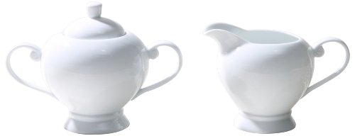 Auratic ZYU Classic Sugar and Creamer Set, Super White On Sale