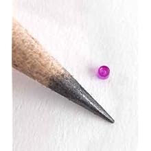 Sapphire Vee Jewel Bearing .0469" / .0472" OD , Angle 75 / 85 Degrees , Thickness .0374" / .0374" , Vee Depth .0138" / .0177"