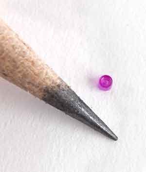 Stainless Steel Vee Jewel Angle 53 Degrees , .0496 / .0501 OD , .395 / .405 Length