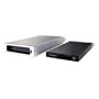 ICY DOCK MB663UR-1SB 2.5" SATA to USB Dual External / Internal Screw-less Hard Drive enclosure, Internal Docking for 3.5" Floppy Slot - Silver & Black