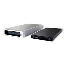 ICY DOCK MB663UR-1SB 2.5" SATA to USB Dual External / Internal Screw-less Hard Drive enclosure, Internal Docking for 3.5" Floppy Slot - Silver & Black