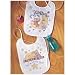Bucilla Stamped Cross Stitch Bib Kit-Celestial Moon